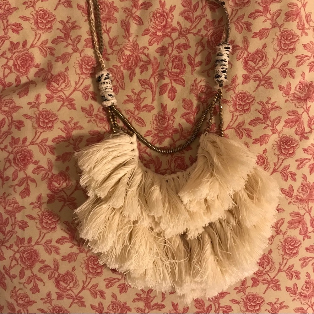 Boho Statement Tassel Necklace - image 4